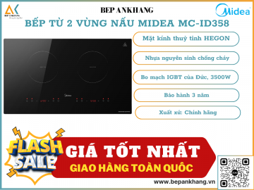 Bếp điện từ 2 vùng nấu Midea MC-ID358 - Nội địa Trung Quốc